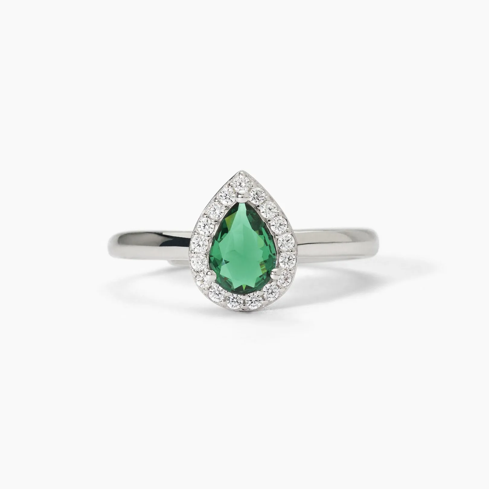 anello_a_goccia_con_smera_0.webp Hot Anello A Goccia Con Smeraldo Gioielli | 523372 Donna Gioielli Moda Donna