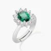 Online Anello Adattabile Royal Lady Zircone Verde | ANLDGBBVE2 Donna Gioielli Moda Donna