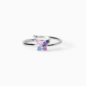 Clearance Anello Bambina Con Farfalla Gioielli | 523413 Gioielli Moda Bimbi