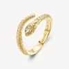 Hot Anello Chakra Con Serpente Gioielli | BHKR006 Donna Gioielli Moda Donna