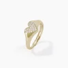 Fashion Anello Chevalier Cuore In Argento Placcato Oro Gioielli | 523207 Donna Gioielli Moda Donna