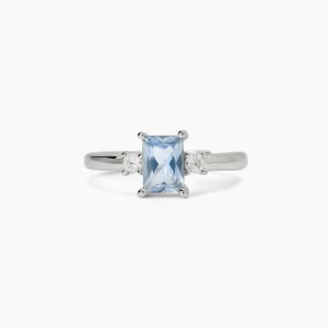Online Anello Con Acquamarina Sintetica Gioielli | 523364 Donna Gioielli Moda Donna