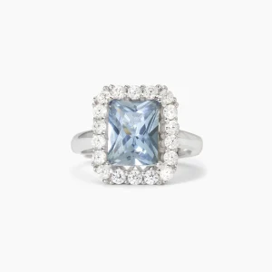 Online Anello Con Acquamarina Sintetico Gioielli | 523651 Donna Gioielli Moda Donna