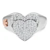Outlet Anello Con Doppio Cuore Roberto Giannotti | GIA438 Donna Gioielli Moda Donna