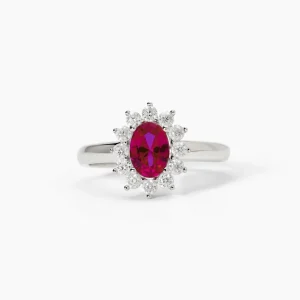 Outlet Anello Con Rubino Gioielli | 523361 Donna Gioielli Moda Donna