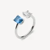 Fashion Anello Con Zircone E Baguette Gioielli Fancy | FFB09 Donna Gioielli Moda Donna