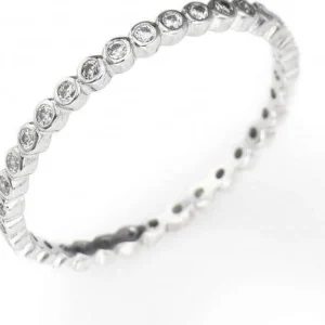 Hot Anello Con Zirconi Bianchi | RZ2 Donna Gioielli Moda Donna