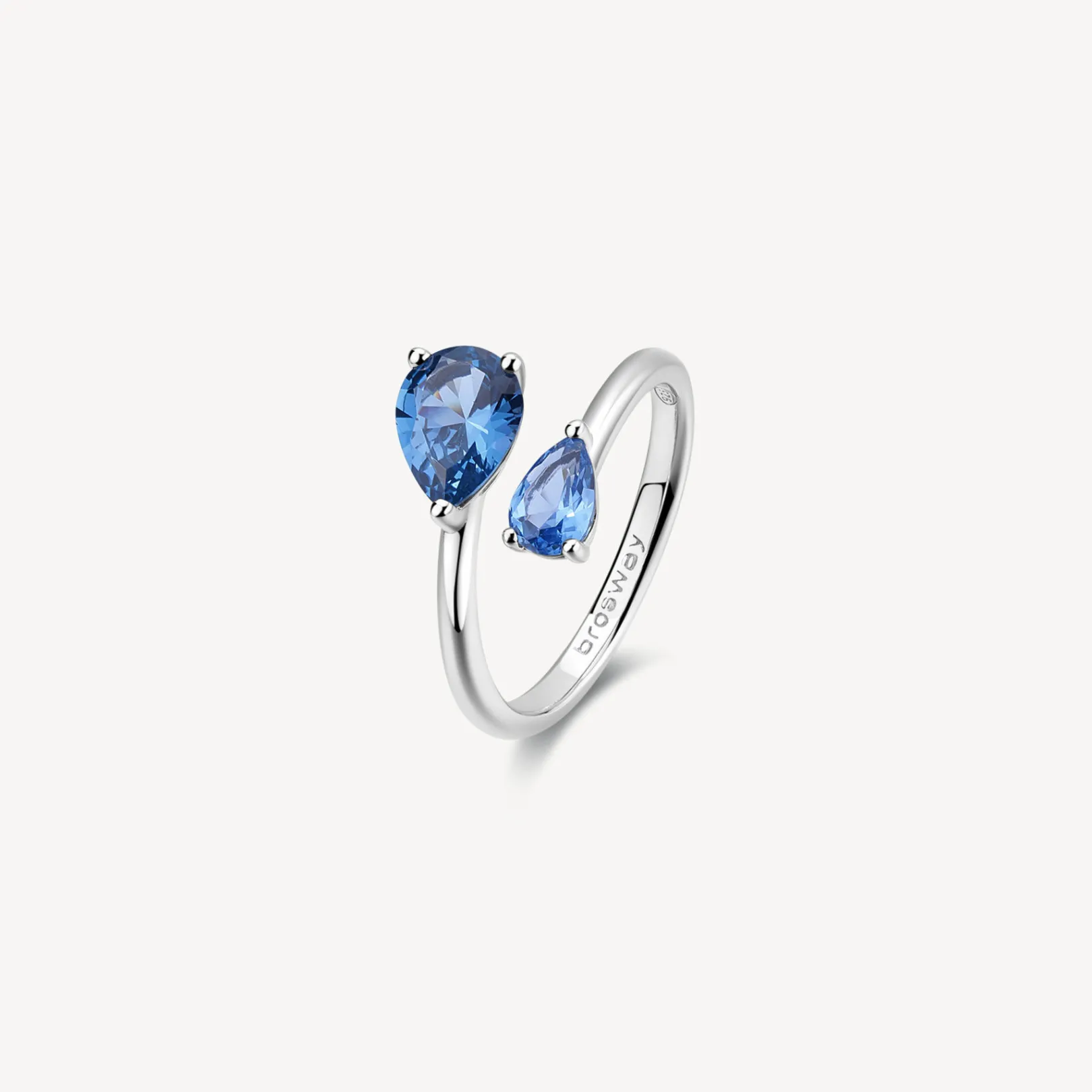 anello_con_zirconi_freedo_0.webp Fashion Anello Con Zirconi Freedom Blue Gioielli Fancy | FFB114 Donna Gioielli Moda Donna