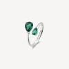 Fashion Anello Con Zirconi Life Green Gioielli Fancy | FLG114 Donna Gioielli Moda Donna
