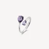Outlet Anello Con Zirconi Magic Purple Gioielli Fancy | FMP116 Donna Gioielli Moda Donna
