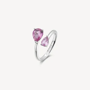 Online Anello Con Zirconi Vibrant PinkGioielli Fancy | FVP114 Donna Gioielli Moda Donna