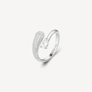 Sale Anello Contrarié Con Zircone Infinite White Gioielli Fancy | FIW129 Donna Gioielli Moda Donna