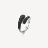 New Anello Contrarié Galvanica Rutenio Mystery Black Gioielli Fancy | FMB124 Donna Gioielli Moda Donna