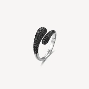 New Anello Contrarié Galvanica Rutenio Mystery Black Gioielli Fancy | FMB124 Donna Gioielli Moda Donna