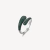 Clearance Anello Contrarié Galvanica Rutenio Life Green Gioielli Fancy | FLG123 Donna Gioielli Moda Donna