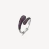 Fashion Anello Contrarié Galvanica Rutenio Passion Ruby Gioielli Fancy | FPR126 Donna Gioielli Moda Donna