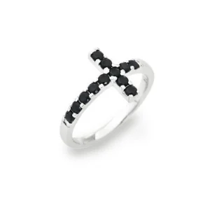 Hot Anello Croce Donna In Argento Gioielli (16) | ACOBN-16 Donna Gioielli Moda Donna