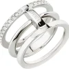 Online Anello Donna In Acciaio Con Cristalli Gioielli Airy | TJ1837 Donna Gioielli Moda Donna