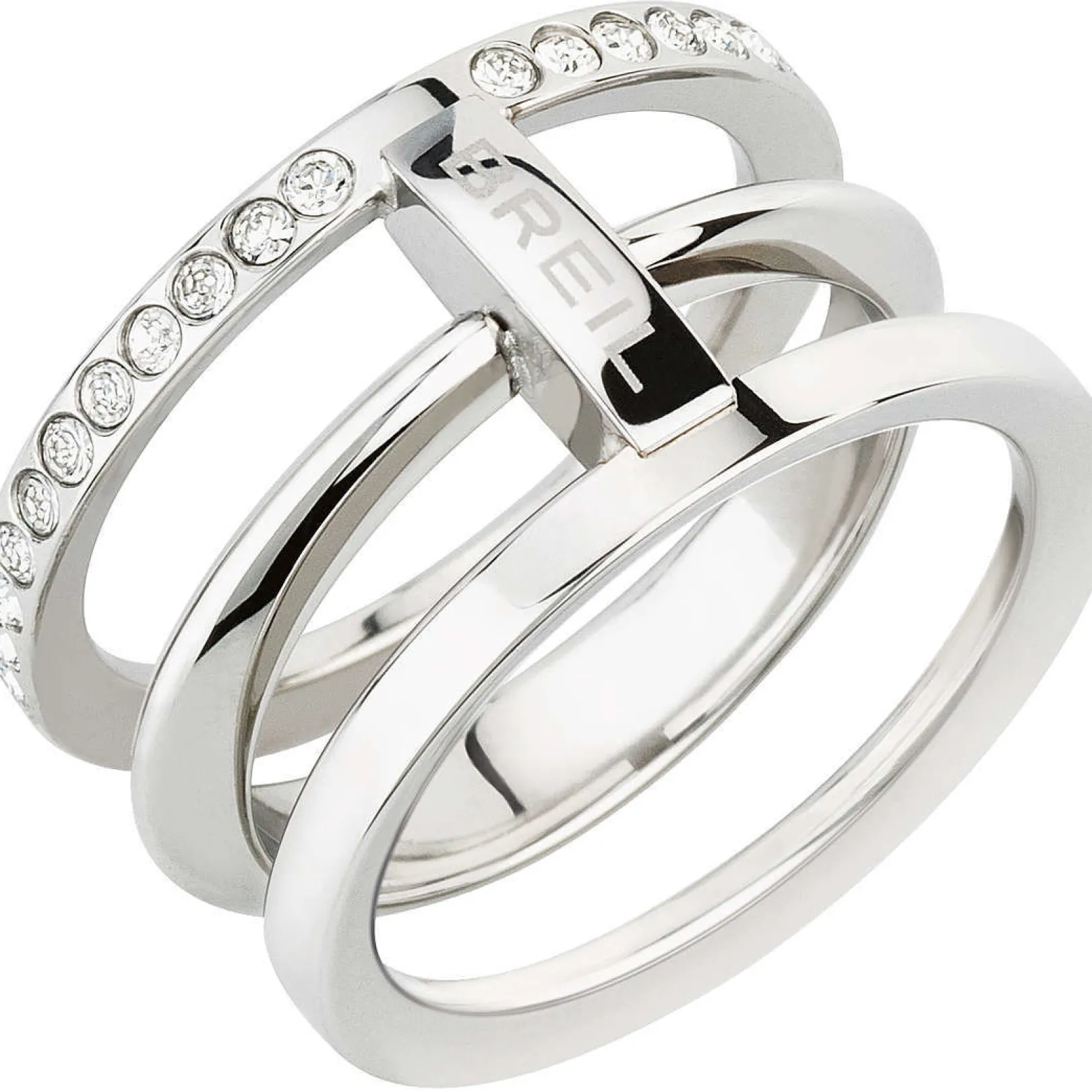 anello_donna_in_acciaio_c_0.webp Online Anello Donna In Acciaio Con Cristalli Gioielli Airy | TJ1837 Donna Gioielli Moda Donna