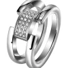 Outlet Anello Donna In Acciaio E Cristalli  Gioielli ogy | TJ1640 Donna Gioielli Moda Donna