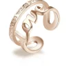 Discount Anello Donna In Acciaio Gioielli   Script (10) | Brp34a Donna Gioielli Moda Donna