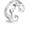 Fashion Anello Donna In Acciaio Gioielli Script (18) | Brp31c Donna Gioielli Moda Donna