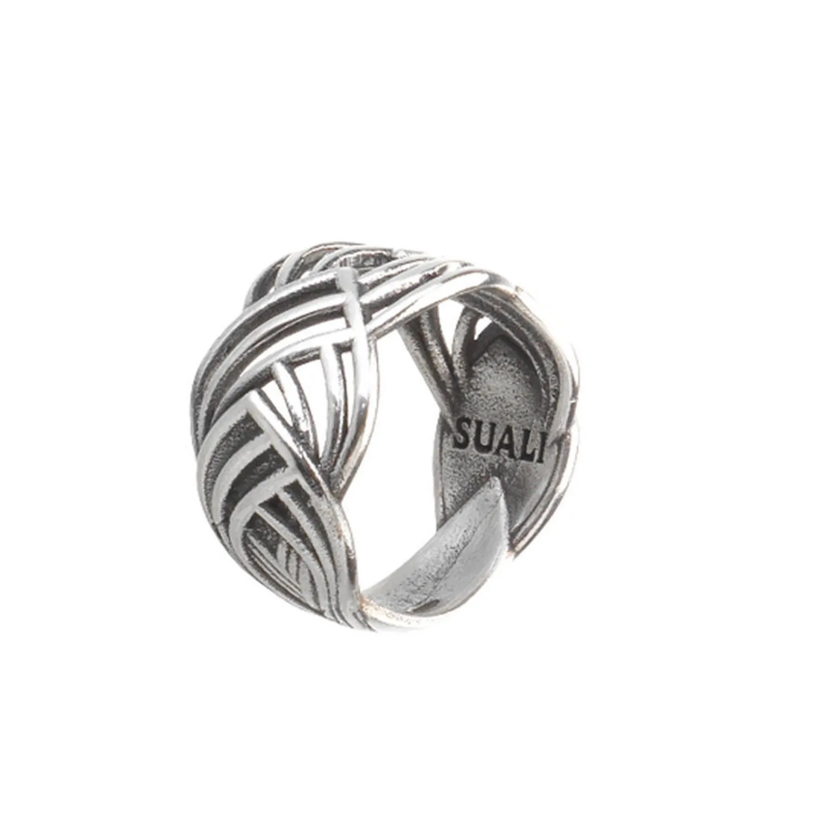 anello_donna_in_argento_t_0.webp Sale Anello Donna In Argento "Trame" Gioielli | BM2209 Donna Gioielli Moda Donna