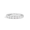 Outlet Anello Fedina Girodito In Oro Bianco E Diamanti Gioielli Anniversary | R01GD737-14 Donna Gioielli Donna