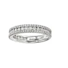 Clearance Anello Fedina In Oro Bianco E Diamanti Gioielli | R10MZ845/D Donna Gioielli Donna