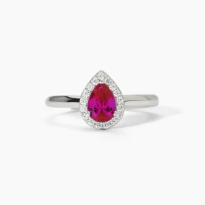 Sale Anello Goccia Rubino Gioielli | 523373 Donna Gioielli Moda Donna