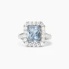 Sale Anello In Argento Con Acquamarina Gioielli | 523367 Donna Gioielli Moda Donna