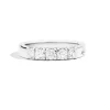 Sale Anello In Oro Bianco E Diamanti 5 Pietre Gioielli Mariateresa | R30MZ265/035-14 Donna Gioielli Donna