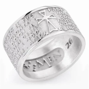 Best Anello Padre Nostro Unisex Gioielli Padre Nostro | PN-18 Donna Gioielli Moda Donna | Gioielli Moda Uomo