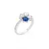 New Anello Quadricuore In Argento E Zirconi Gioielli | RQUBBL-12 Donna Gioielli Moda Donna