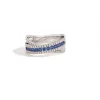 Hot Anello Recarlo Decò in Oro Bianco Diamanti e Zaffiri R10FM001/ZB Donna Gioielli Donna