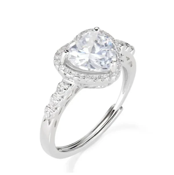 New Anello Regolabile Big Diamonds Con Cuore | RTIHBBBZ2 Donna Gioielli Moda Donna
