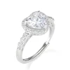 Hot Anello Regolabile Big Diamonds Con Cuore | RTIHBBBZ3 Donna Gioielli Moda Donna