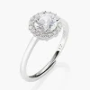 Fashion Anello regolabile  Diamond con Zircone tondo Bianco | RLUBOBBBZ2 Donna Gioielli Moda Donna