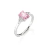 New Anello regolabile Princess Con Zirconi Rosa E Bianchi | RBABBROZ2 Donna Gioielli Moda Donna
