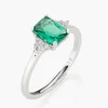 Sale Anello regolabile Princess Con Zirconi Verdi E Bianchi | RBABBVZ2 Donna Gioielli Moda Donna