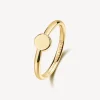Discount Anello Sigillo In Acciaio Dorato Essential | BNL124 Donna Gioielli Moda Donna