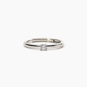 New Anello Solitario In Argento Gioielli | 523233 Donna Gioielli Moda Donna