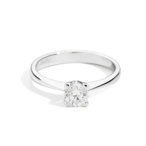 Best Anello Solitario In Oro Bianco E Diamanti Gioielli Maria Teresa | R30SO100/031-15 Donna Gioielli Donna