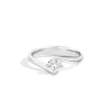 New Anello Solitario In Oro Bianco E Diamanti Gioielli Anniversary | R01SO195/026-14 Donna Gioielli Donna