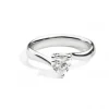 Outlet Anello Solitario In Oro Bianco E Diamanti Gioielli Anniversary Love | R67SO001/026-14 Donna Gioielli Donna