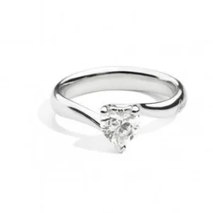 Outlet Anello Solitario In Oro Bianco E Diamanti Gioielli Anniversary Love | R67SO001/022-15 Donna Gioielli Donna