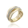 Discount Anello Stretch Nuvola Chimento Donna In Oro Giallo E Diamanti | 1A08730BB1140 Donna Gioielli Donna