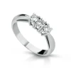 Online Anello Trilogy in oro bianco e diamanti cod.ANT13 da Ct.0,18 a 0,72 Donna Gioielli Donna