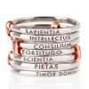 Clearance Anello Settedoni in Argento e Oro Rosa | DONIL090C0R Donna Gioielli Moda Donna