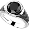 New Anello Uomo In Argento Con Pietra Gioielli Cosmopolitan | EXA217 Uomo Gioielli Moda Uomo